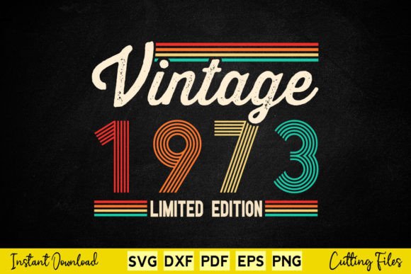 51 Years Old Gifts Born in 1973 Vintage Graphics and Crafts