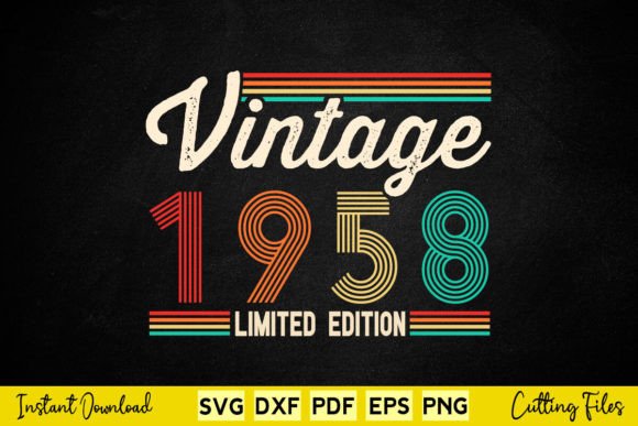 66 Years Old Gifts Born in 1958 Vintage Graphics and Crafts Review