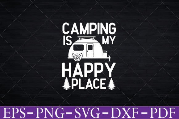 Camping is My Happy Place T-Shirt Funny Graphics and Crafts Review