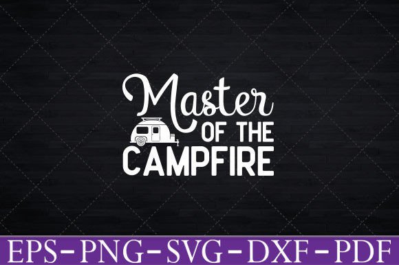 Cool Master Campfire Funny Camping Gift Graphics and Crafts