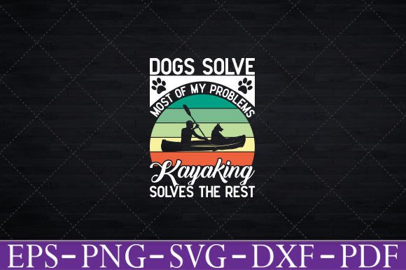 Kayaking Solves the Rest T-Shirt Funny Graphics and Crafts