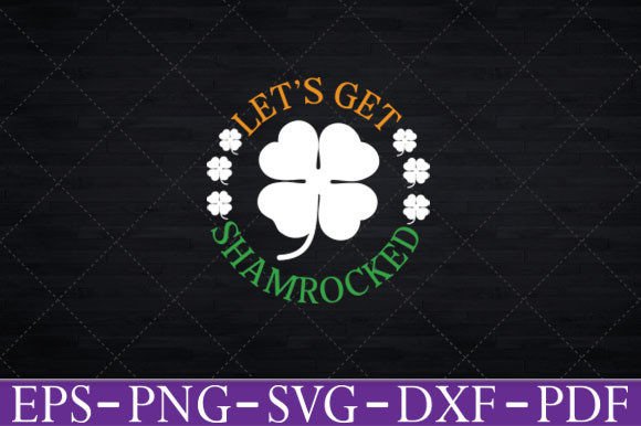 Let s Get Sham-Rocked Green Plaid TShirt Graphics and Crafts