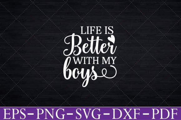Life is Better with My Boys Funny Shirt Graphics and Crafts Review