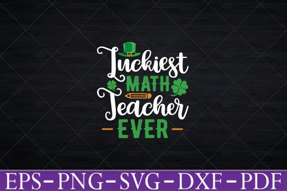 Luckiest Math Teacher Ever Funny T-Shirt Graphics and Crafts Review