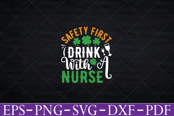 Safety First Drink with a Nurse T-Shirt Graphics and Crafts Review