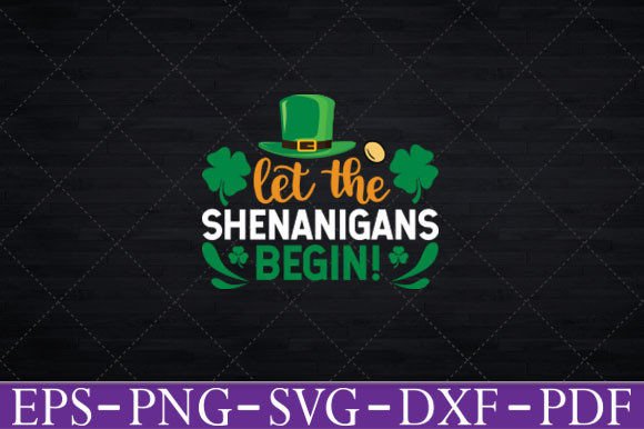 Saint Patrick s Shenanigans T-Shirt Svg Graphics and Crafts